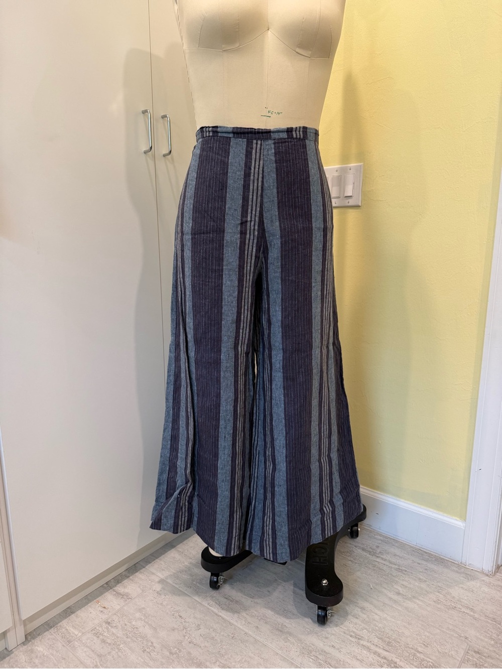 Bryn Walker High-Waist Wide Leg Linen Pants